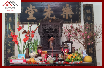 Hoành phi câu đối nhà thờ họ Văn chữ LẠC- TIÊN- ĐƯỜNG